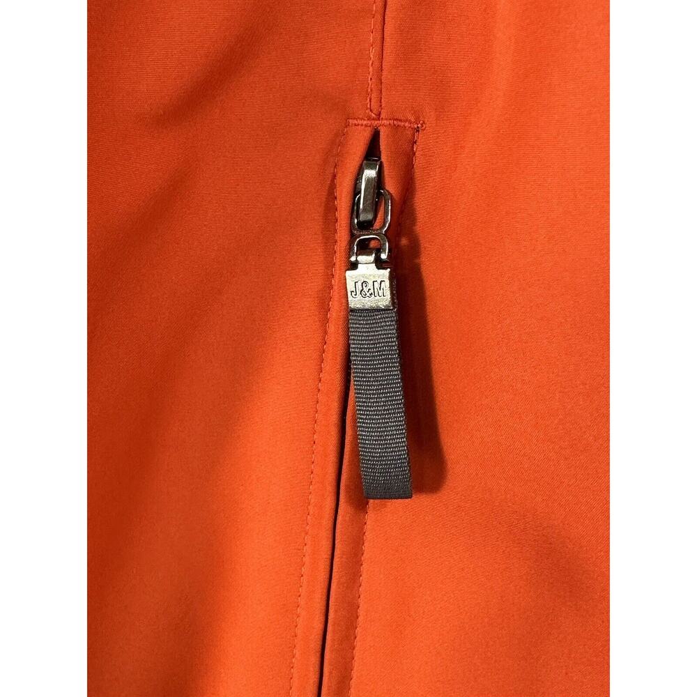 Johnston & Murphy Men's Jacket Size L Rust Orange Soft Shell - Picture 4 of 16